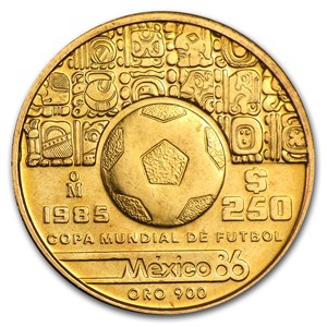 Buy 1985 Mexico Gold 250 Pesos BU | APMEX