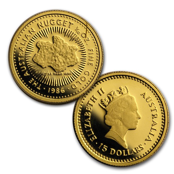 Buy 1986 Australia 4-Coin Gold Nugget Proof Set | APMEX