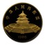 1986 China 12 oz Gold Panda Proof (w/Box and CoA)