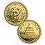 1986 China 5-Coin Gold Panda Proof Set (w/Box and COA)