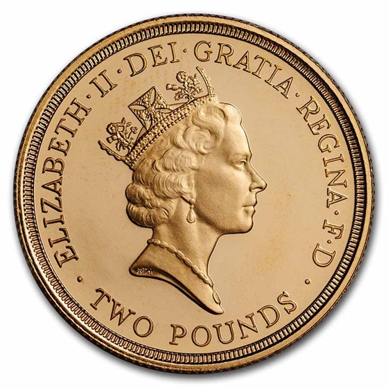 Buy 1986 Great Britain Gold £2 Pounds Proof (Commonwealth Games) | APMEX