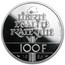 1986 Platinum 100 Francs Statue of Liberty Proof