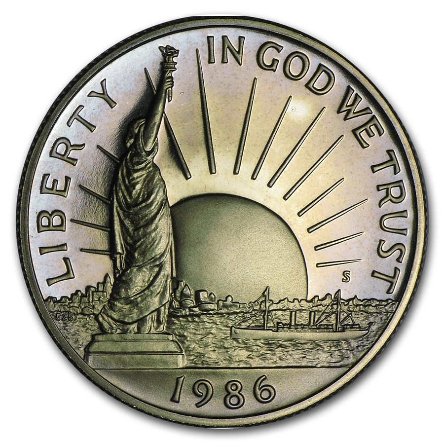 1986-S Statue of Liberty 1/2 Dollar Clad Proof (Capsule Only)