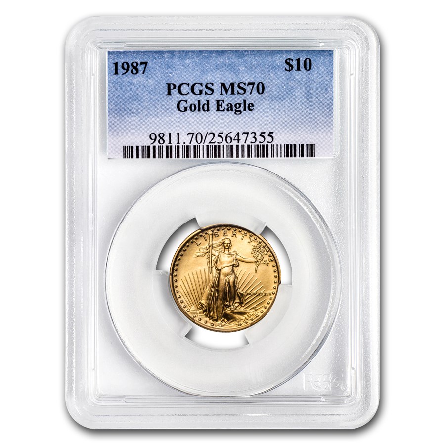 Buy 1987 1/4 oz American Gold Eagle MS-70 PCGS | APMEX