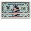 1987 $1 (A) Waving Mickey, Sleeping Beauty's Castle (DIS#1)17 Con