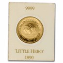 1987 Australia 1/10 oz Gold Kangaroo/Nugget BU (Little Hero)