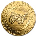 1987 Australia 1 oz Gold Nugget BU