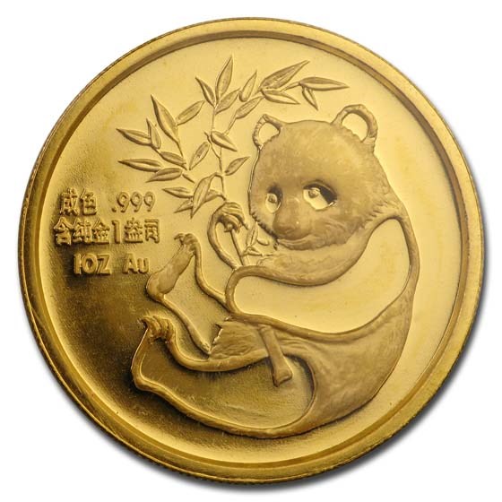 Buy 1987 China 1 oz Gold Panda (San Francisco Coin Expo, Sealed) | APMEX