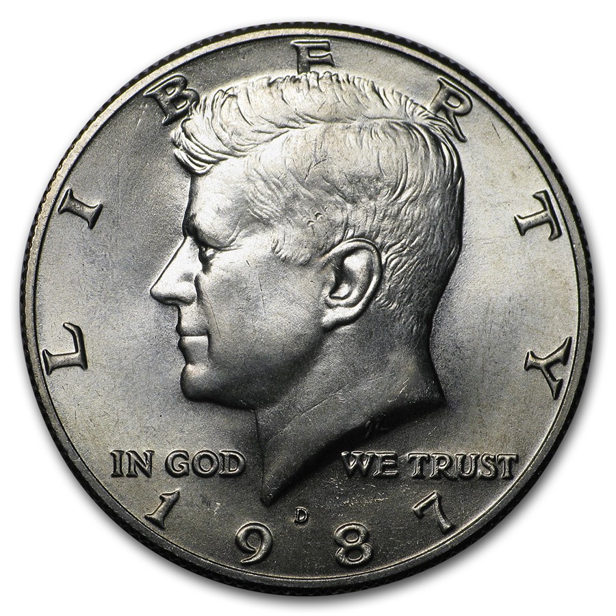 Buy 1987-D Kennedy Half Dollar BU | APMEX