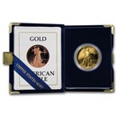 1987-W 1 oz Proof American Gold Eagle (w/Box & COA)