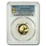 1987-Y China 1/4 oz Gold Panda MS-70 PCGS (PAN-46B)