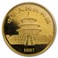 1987-Y China 5-Coin Gold Panda Set BU (Sealed)