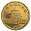 1987-Y China 5-Coin Gold Panda Set BU (Sealed)
