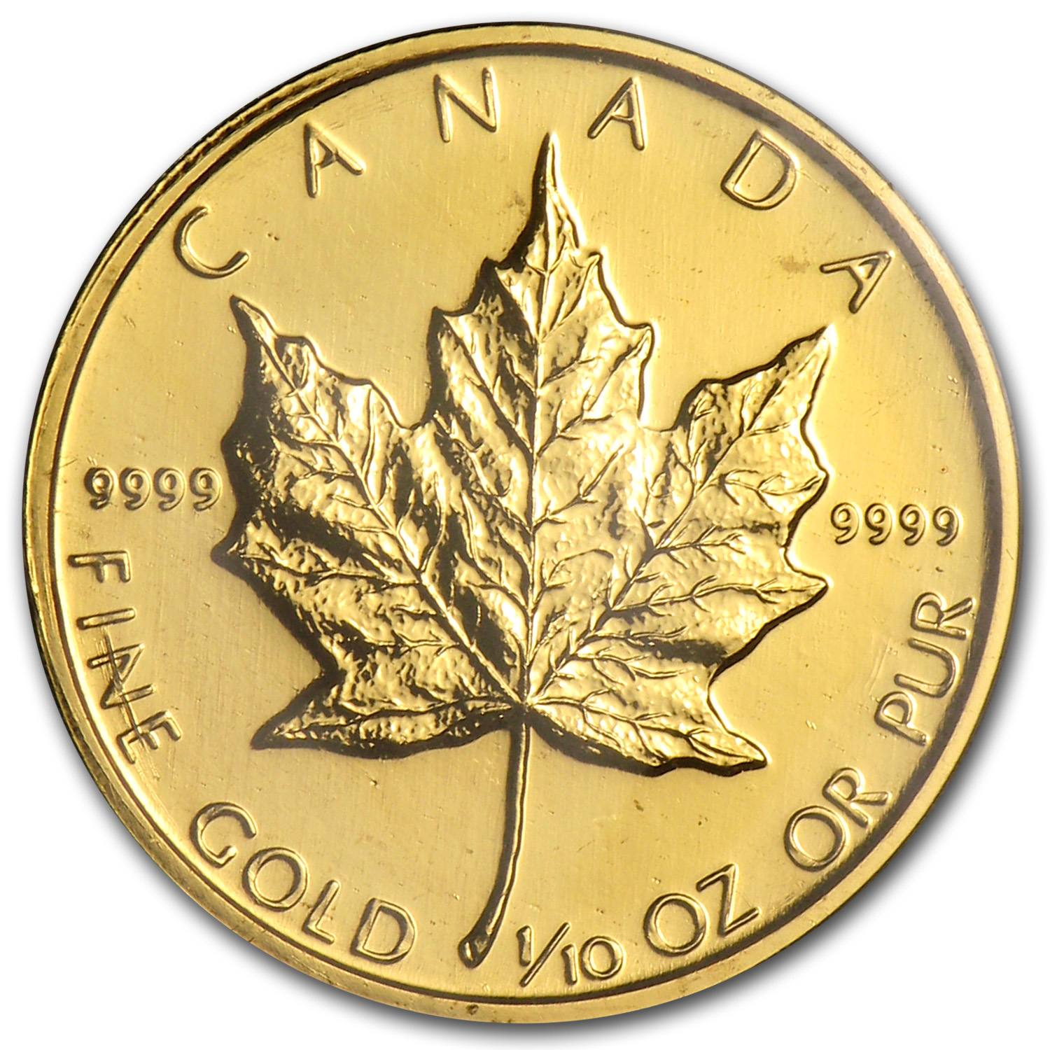 Buy 1988 Canadian 1/10 oz Gold Maple Leaf BU | APMEX