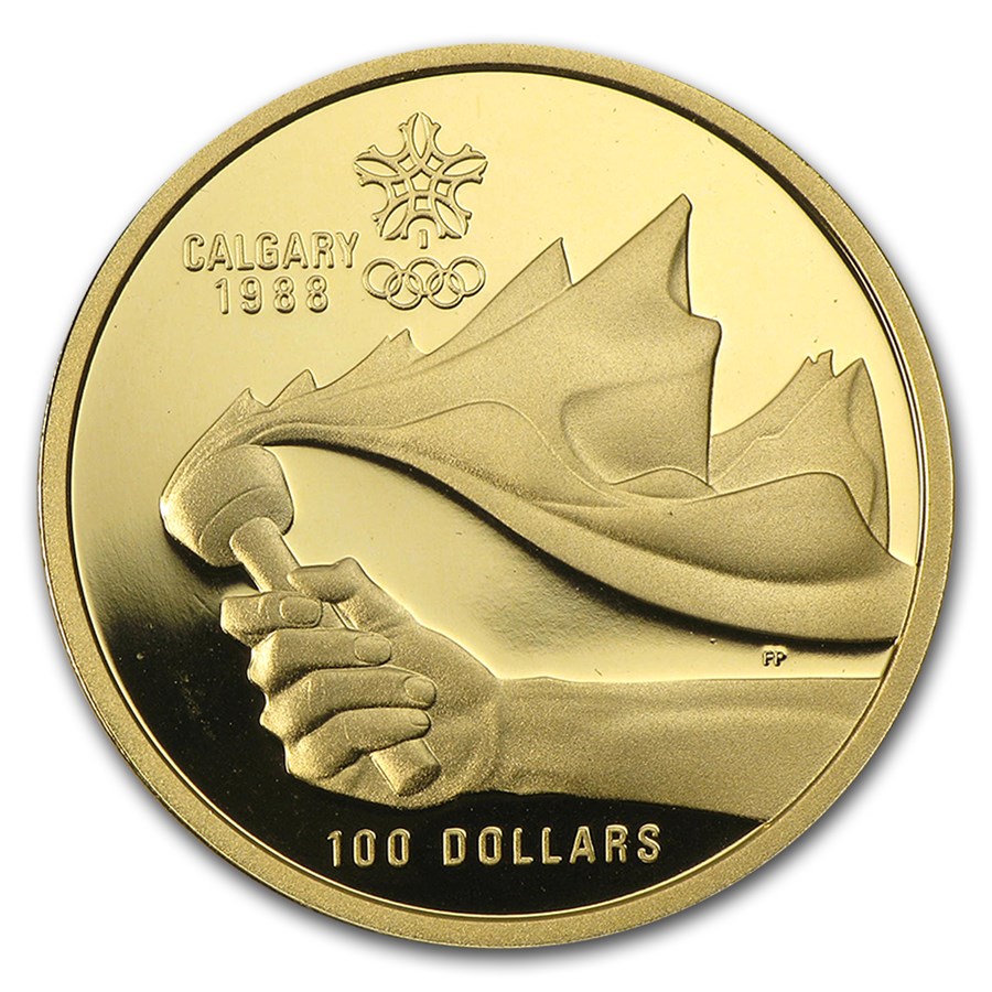 buy-1988-canada-1-4-oz-proof-gold-100-calgary-olympics-apmex