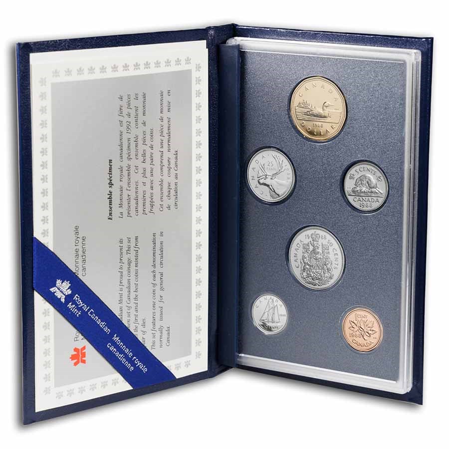 1988 Canada 6-Coin Specimen Set (Box & COA)