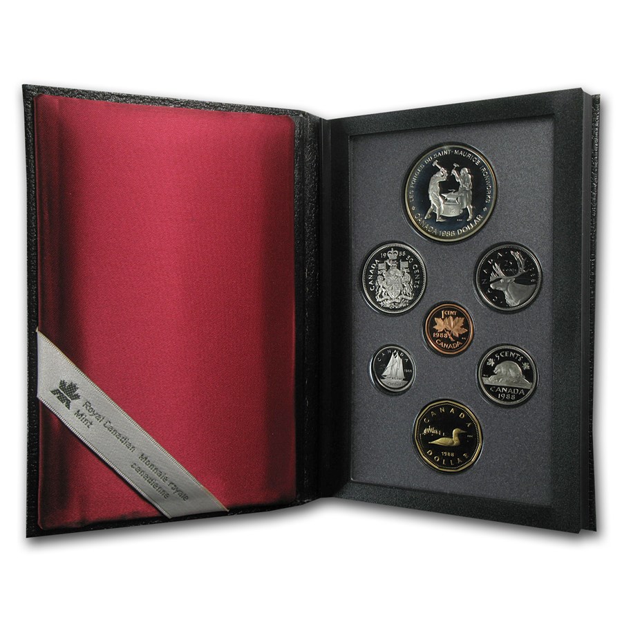 1988 Canada 7-Coin Double Dollar Proof Set