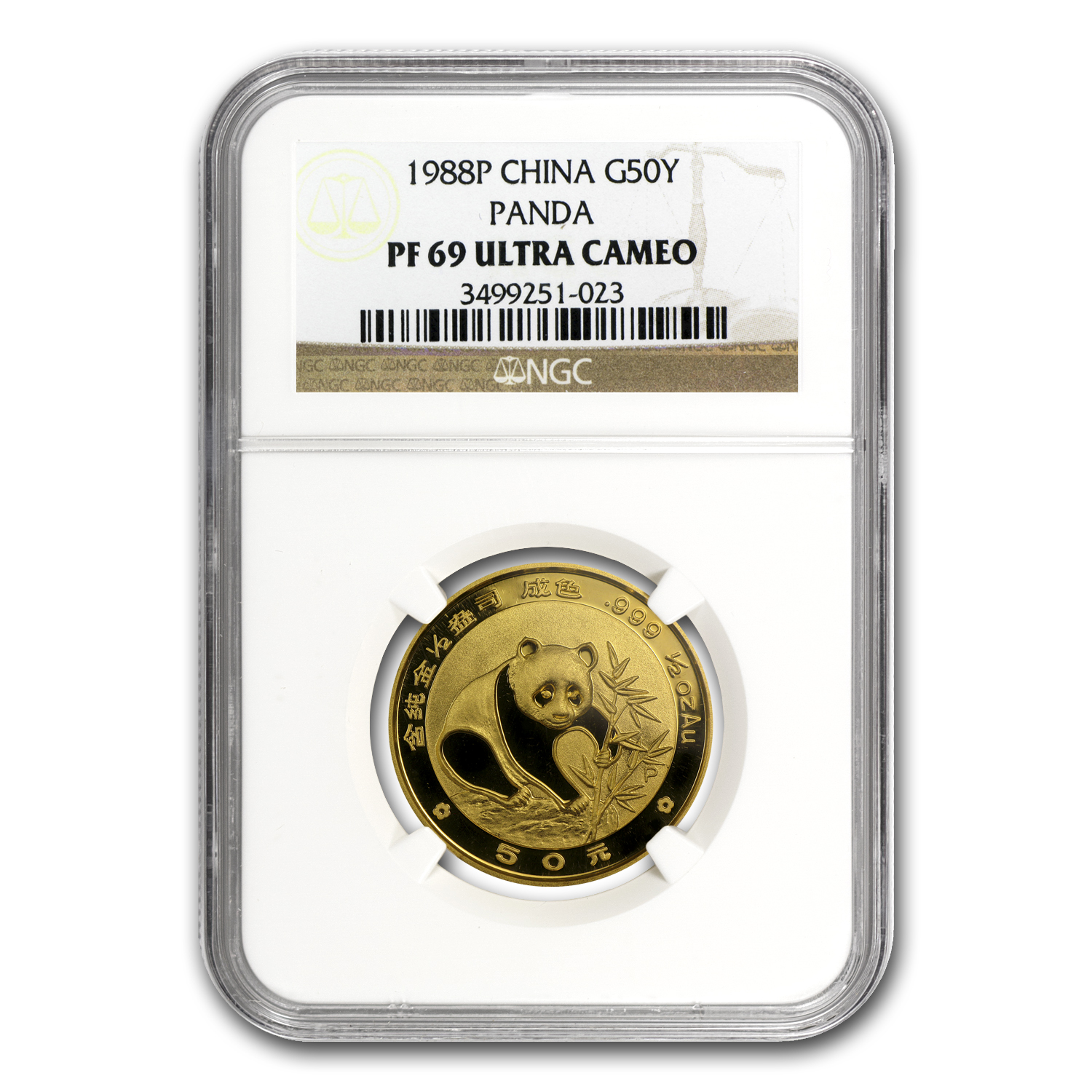 アンティークコイン 金貨 1988 China 5 oz Gold Panda PF-69 NGC Ultra Cameo - SKU#252249  [送料無料] #got-wr-011004-2520 【レビューで送料無料】