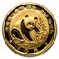 1988 China 5-Coin Gold Panda Proof Set (w/Box & COA) Dmg Capsules