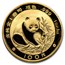 1988 China 5-Coin Gold Panda Proof Set (w/Box & COA) Dmg Capsules