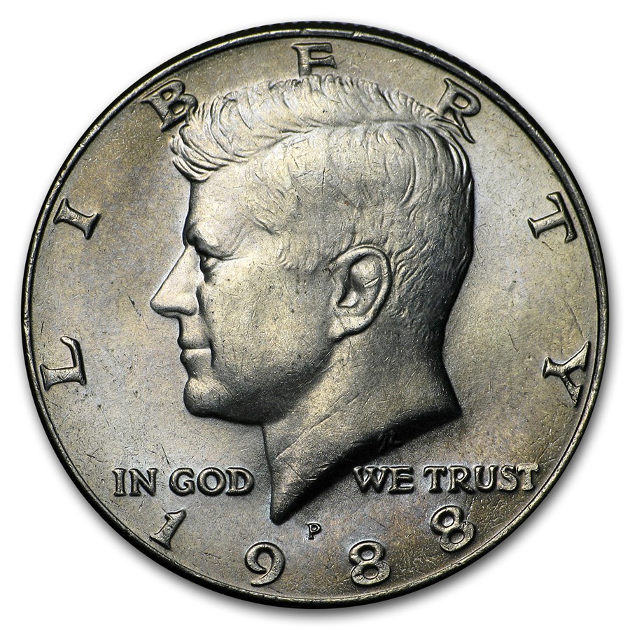 1988-P Kennedy Half Dollar BU