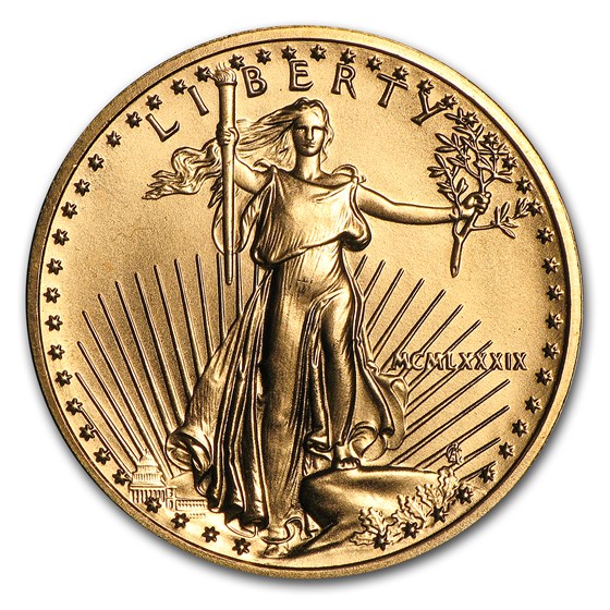 1989 1/4 oz Gold American Eagle BU (MCMLXXXIX) - Gold Price