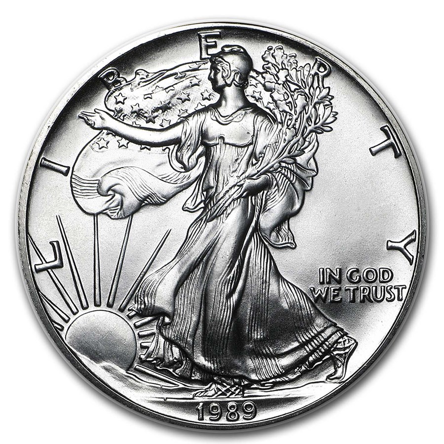 Buy 1989 1 oz Silver Eagle BU | APMEX