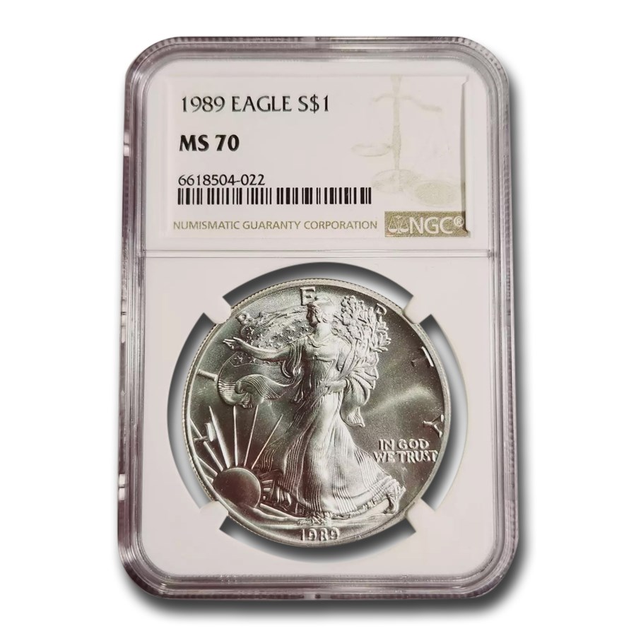 Buy 1989 American Silver Eagle MS-70 NGC | APMEX