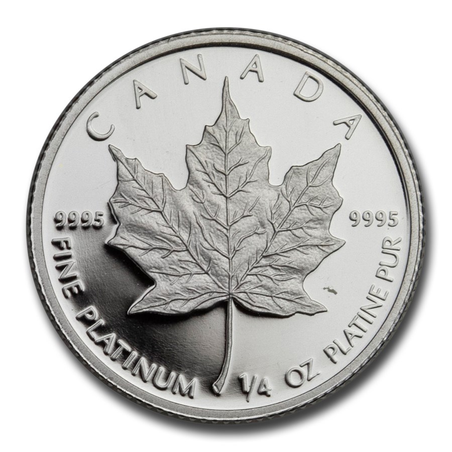 Buy 1989 Canada 1/4 oz Platinum Maple Leaf Proof | APMEX