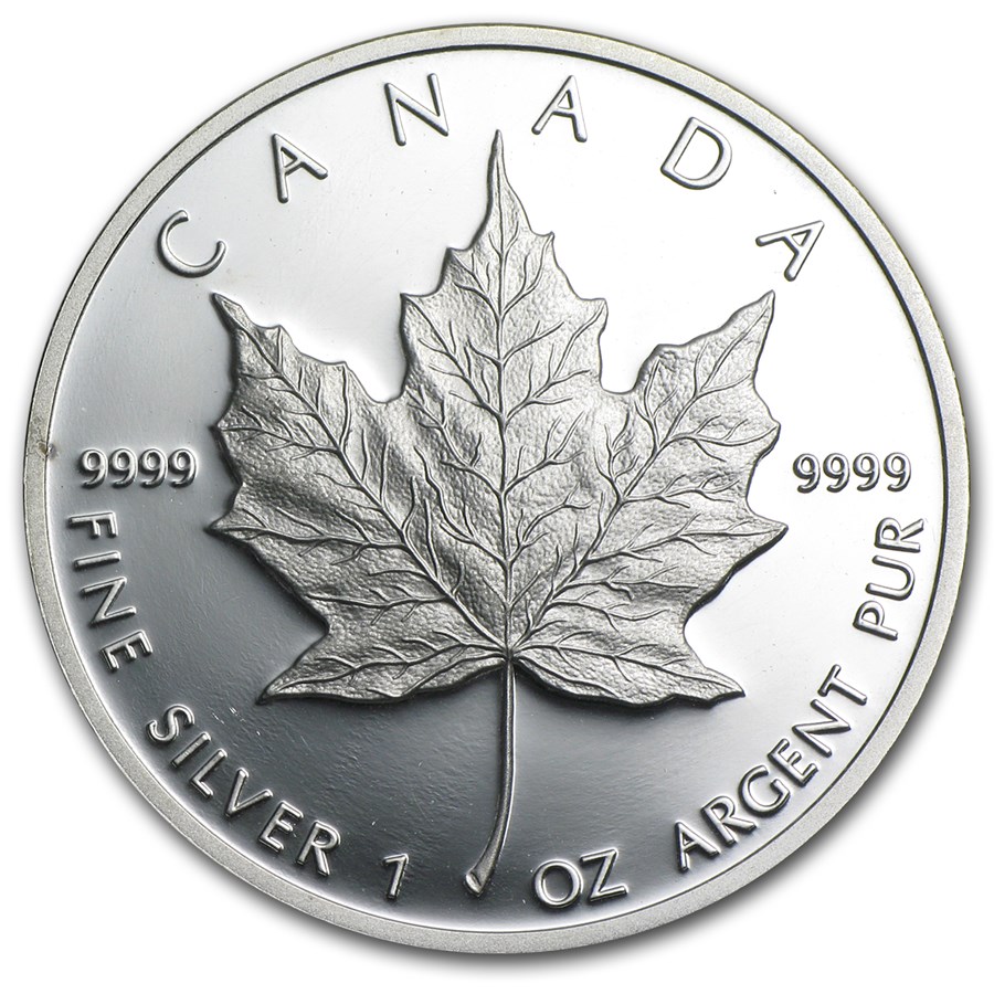 Buy 1989 Canada 1 oz Proof Silver Maple Leaf (Coin Only) | APMEX