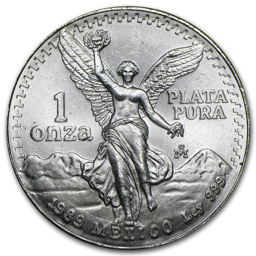 1989 Mexico 1 oz Silver Libertad BU