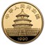 1990 China 5-Coin Gold Panda Proof Set (w/ Dmg. Box & COA)