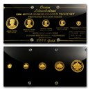 1990 Hawaii 5-Coin Gold Queen Liliuokalani Proof Set