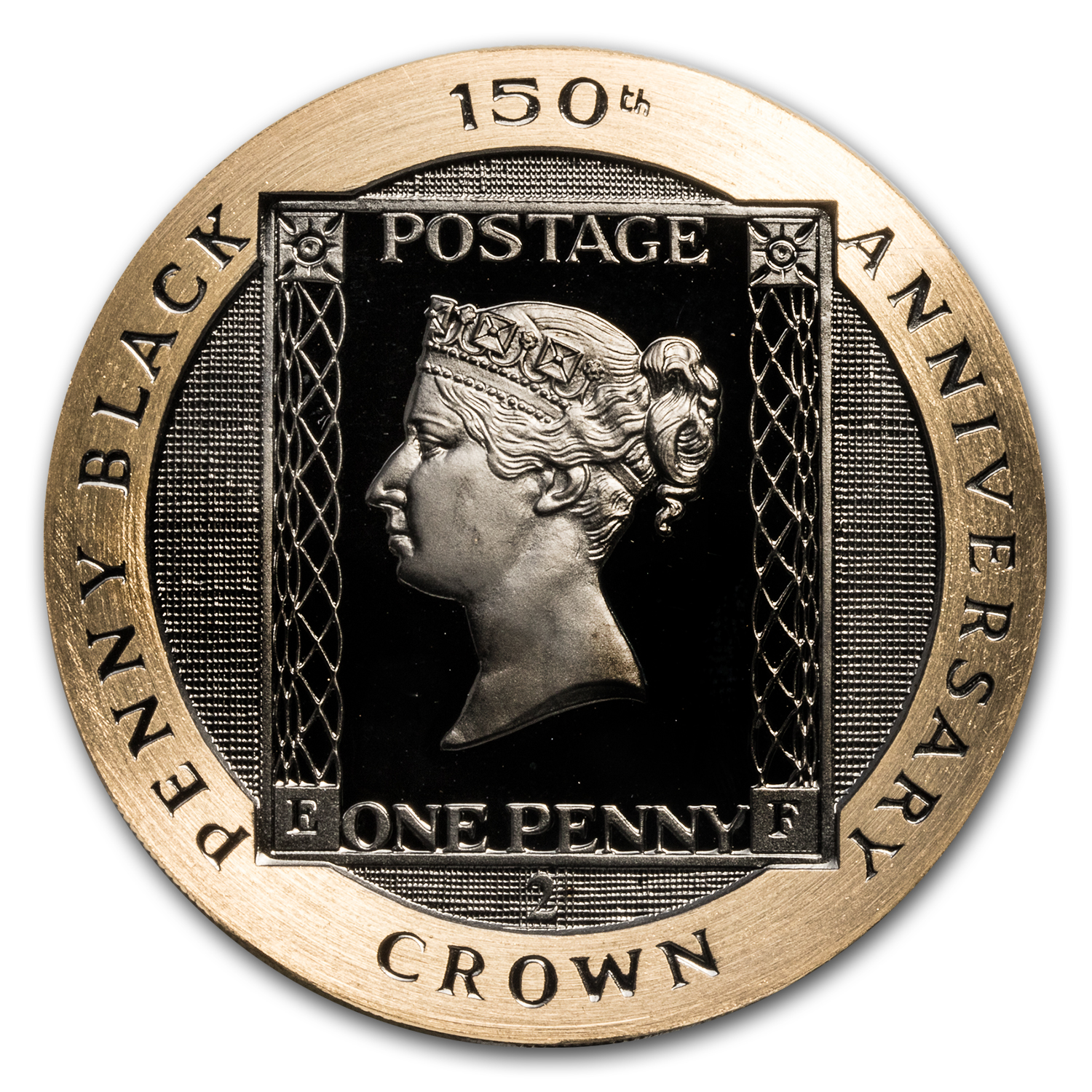 Buy 1990 Isle of Man 2 Crown Proof Gold Penny Black APMEX