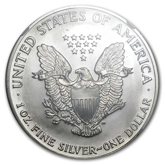 1990 Silver American Eagle MS-69 NGC | Silver Eagles (West Point Mint ...