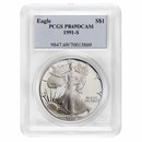 1991-S Proof American Silver Eagle PR-69 PCGS