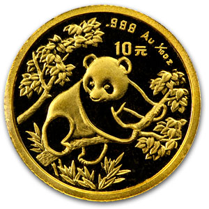 Buy 1992 China 1/10 oz Gold Panda BU (In Capsule) | APMEX