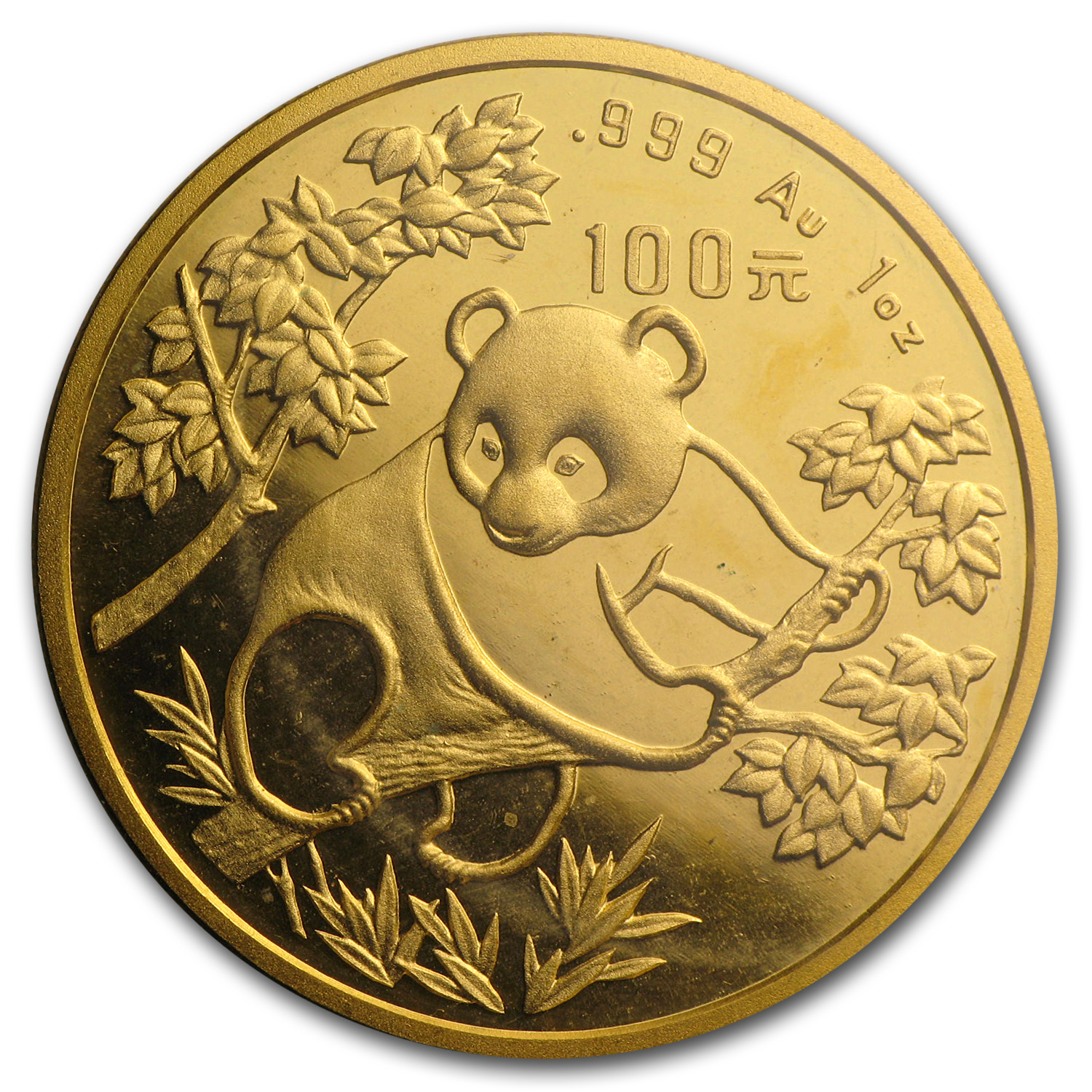 Buy 1992 China 1 oz Gold Panda Coin Small Date BU | APMEX
