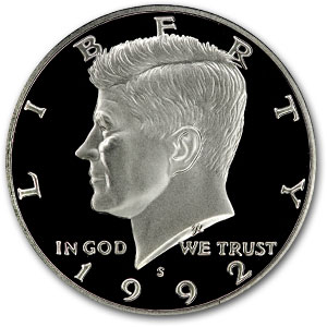 Buy 1992-S Kennedy Half Dollar Gem Proof | APMEX