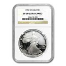 1992-S Proof American Silver Eagle PF-69 NGC