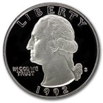 1992-S Washington Quarter Gem Proof