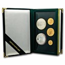 1993 5-Coin Proof Gold & Silver Philadelphia Set (Box/No CoA)