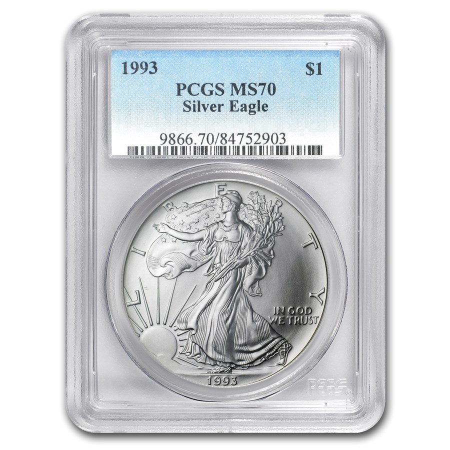 1993 American Silver Eagle MS-70 PCGS