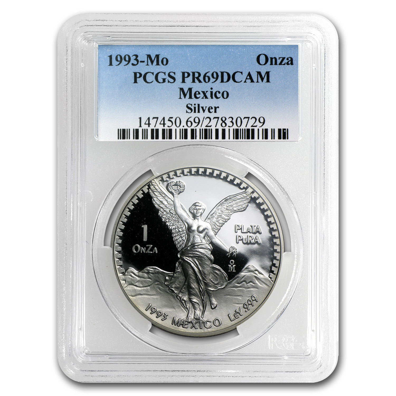 Buy 1993 Mexico 1 oz Proof Silver Libertad PR-69 PCGS | APMEX