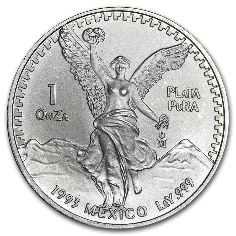 1993 Mexico 1 oz Silver Libertad BU