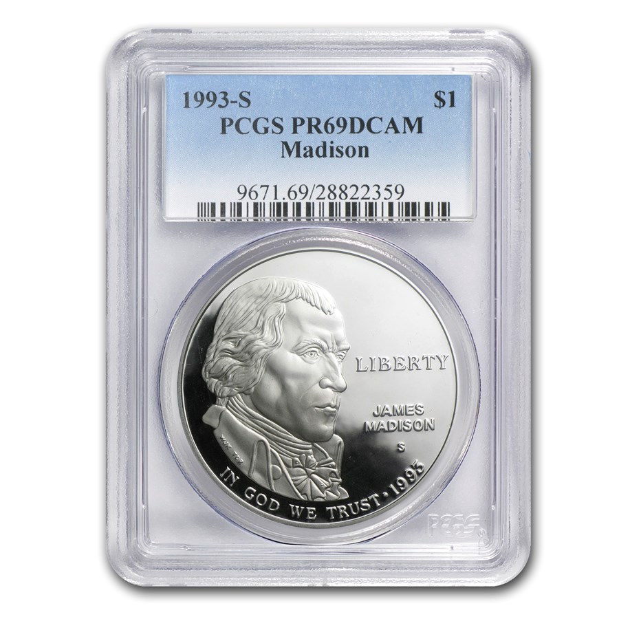 1993-S Bill of Rights $1 Silver Commem PR-69 PCGS