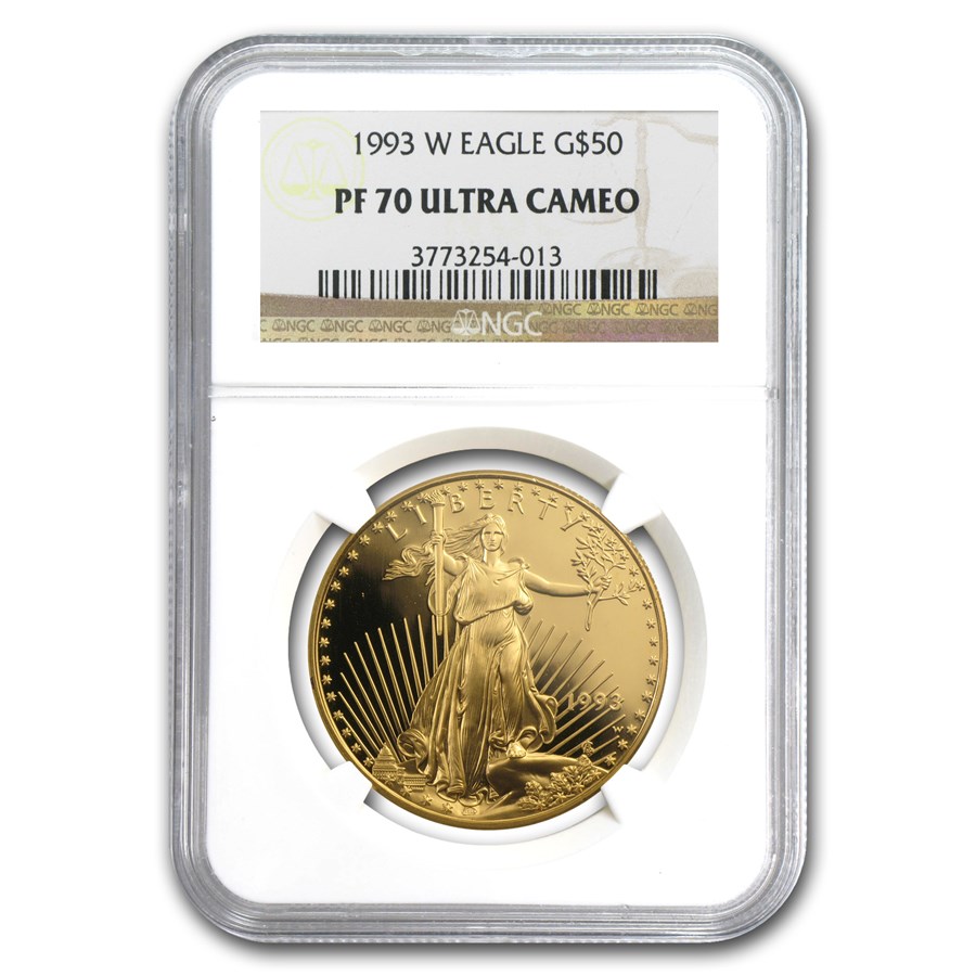 1993-W 1 oz Proof American Gold Eagle PF-70 UCAM NGC