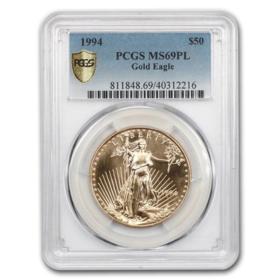 1994 1 oz American Gold Eagle MS-69 PL PCGS