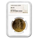 1994 1 oz American Gold Eagle MS-70 NGC