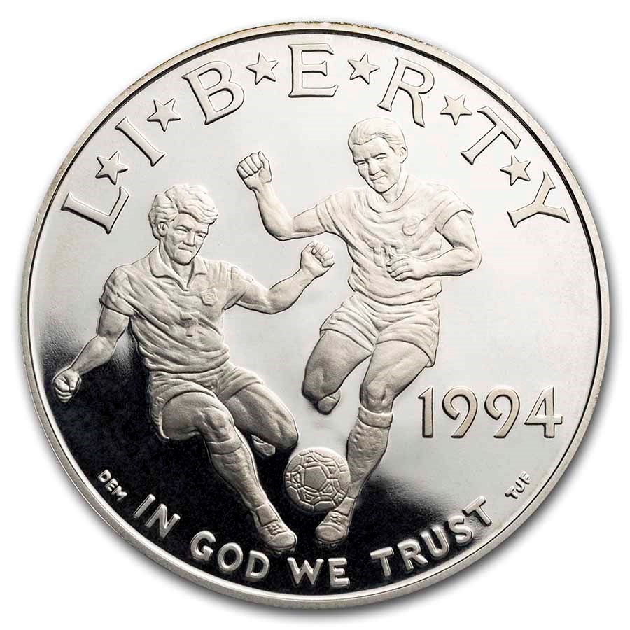 1994-S World Cup $1 Silver Commem Proof (Capsule only)